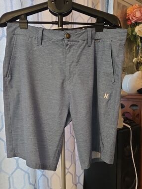 Hurley Men's Heather Slate Performance Hybrid Shorts